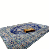 Bunyan hand-knotted vintage wool rug (7'2” x 9'10")