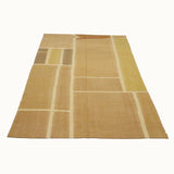 Urla Dune Blocks - handwoven kilim flatweave rug (5’8” x 7’9”)