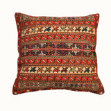 18x18 vintage handmade throw pillow for couch