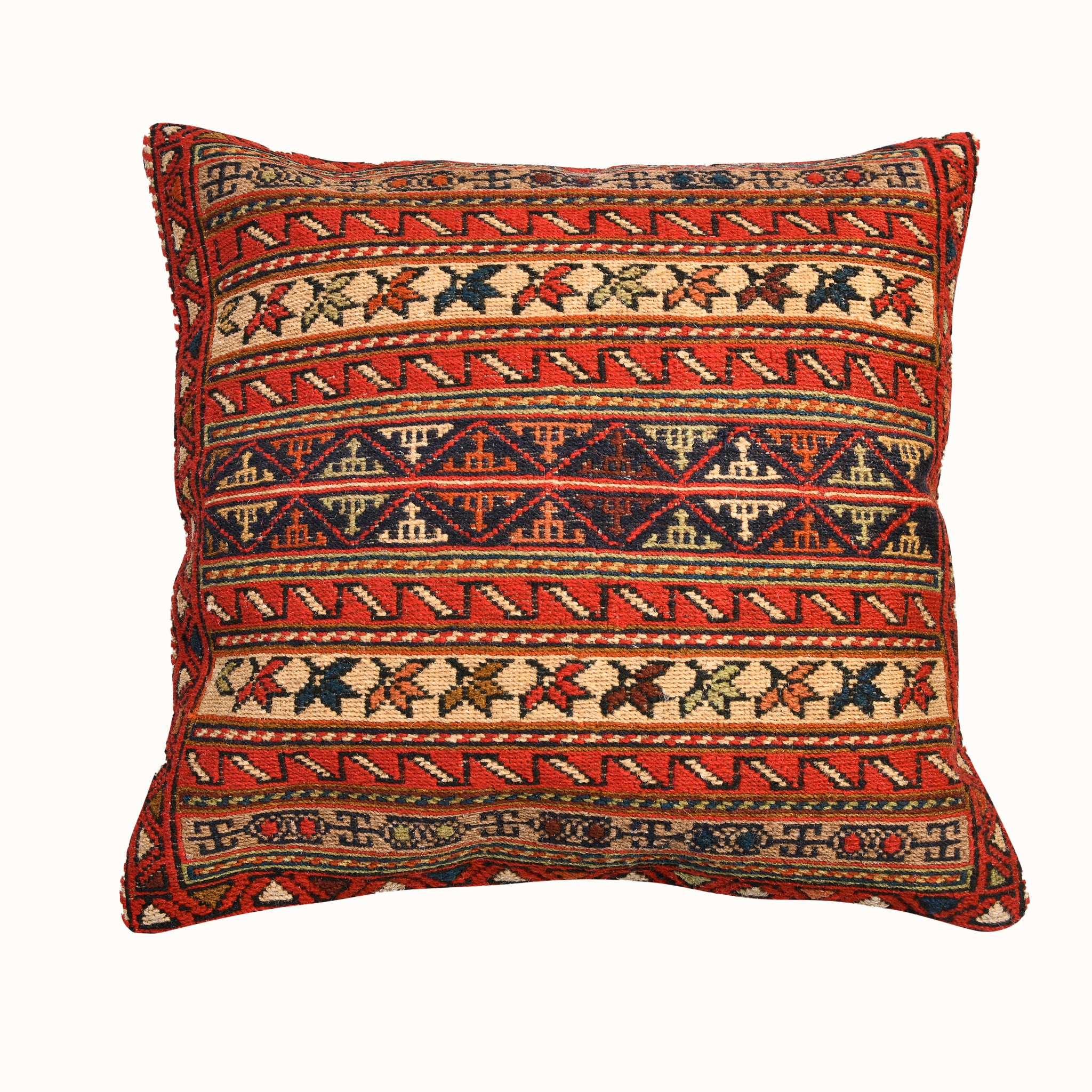 18x18 vintage handmade throw pillow for couch