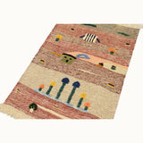 Mushroom Path Kids Rug (2' 11"x4')