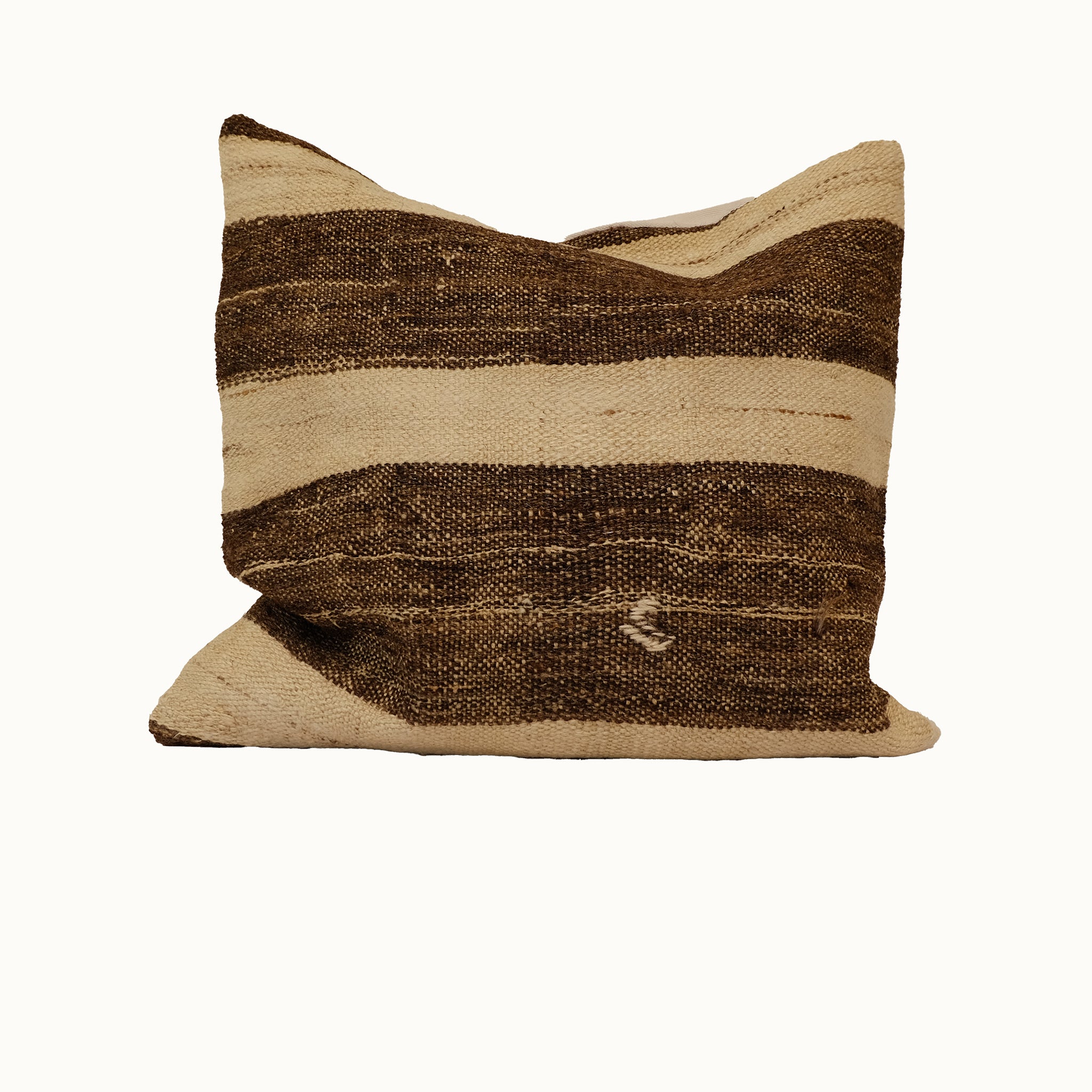 Vintage Turkish Kilim Pillow 18” x 18”