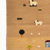 Puppy Meadow Kids Rug (3' 3"x4' 9")