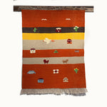 Toffee Parade kids rug made from natural wool, perfect for nursery, playroom, and children's room decor.
