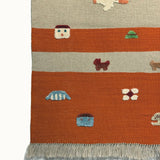 Toffee Parade Kids Rug (3' 7"x4' 5")