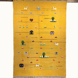 Buttercup Trail kids rug made from natural wool, perfect for nursery, playroom, and children's room decor.
