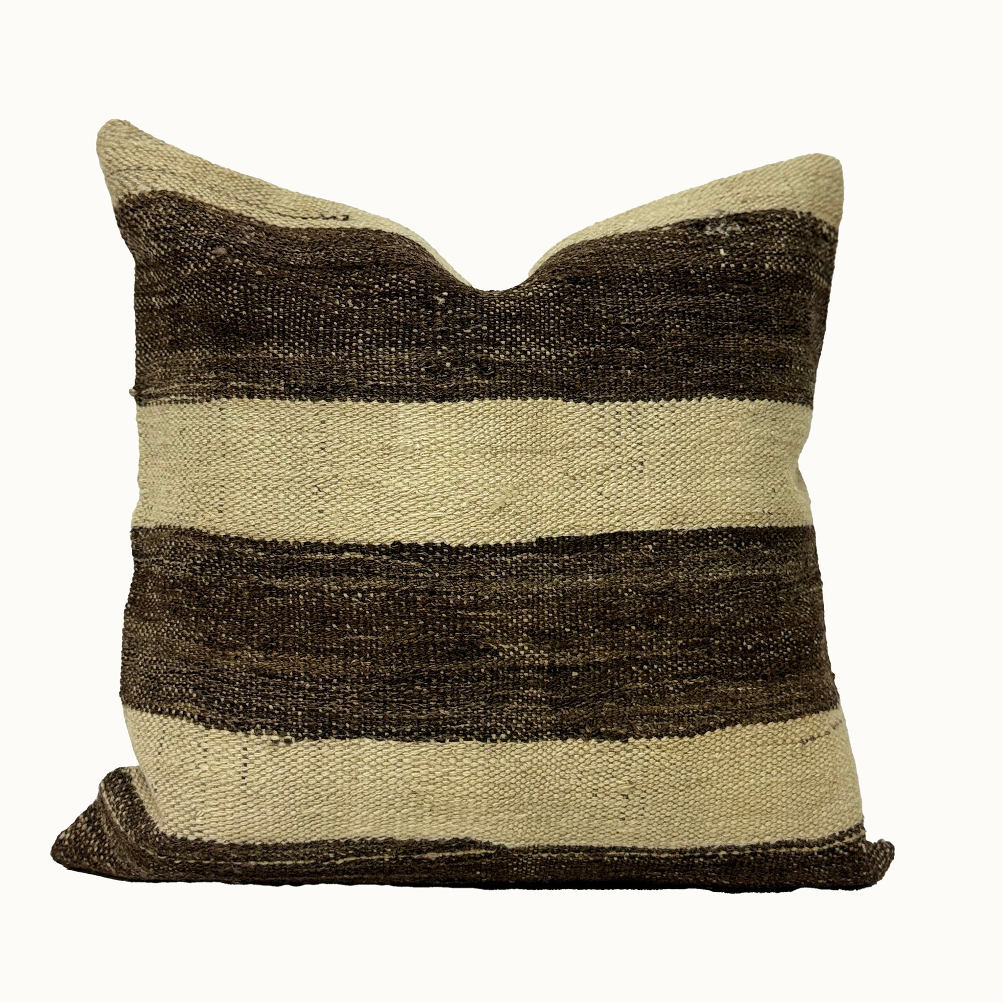 Vintage Turkish Kilim Pillow 18” x 18”