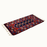 Focha hand-knotted wool rug (1'11” x 4'1")