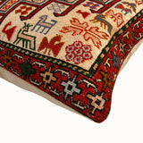 Vintage Persian throw pillow (20" x 20")