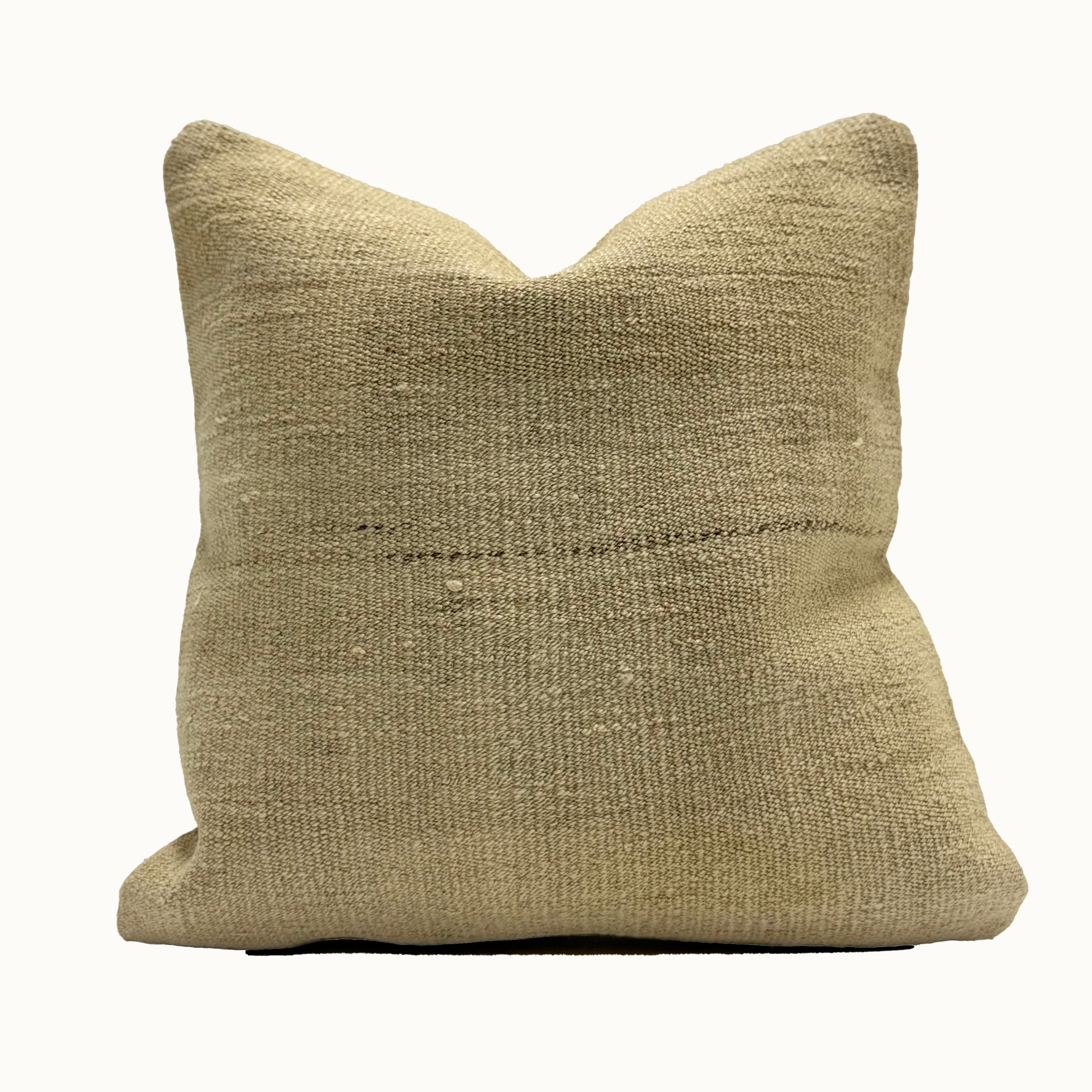 Vintage Turkish Kilim Pillow 18” x 18”