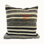 Vintage Turkish Kilim Pillow 18” x 18”