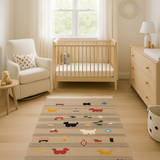 Doodle Dogs Kids Rug (3' 3"x4' 6")